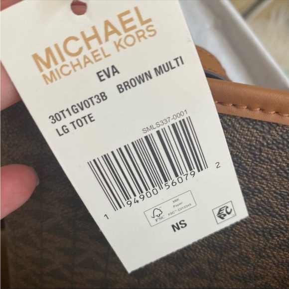 New Michael Kors zebra large Eva shoulder tote bag - Picture 9 of 15